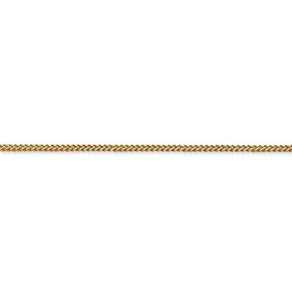 14k yellow gold 1mm franco bracelet anklet choker necklace pendant chain