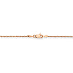Load image into Gallery viewer, 14k Rose Gold 1.2mm Diamond Cut Spiga Wheat Bracelet Anklet Choker Necklace Pendant Chain
