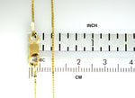 Load image into Gallery viewer, 10k Yellow Gold 0.90mm Box Bracelet Anklet Choker Necklace Pendant Chain
