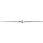 Carregar imagem no visualizador da galeria, 14K White  Gold 0.8mm Diamond Cut Cable Bracelet Anklet Choker Necklace Pendant Chain
