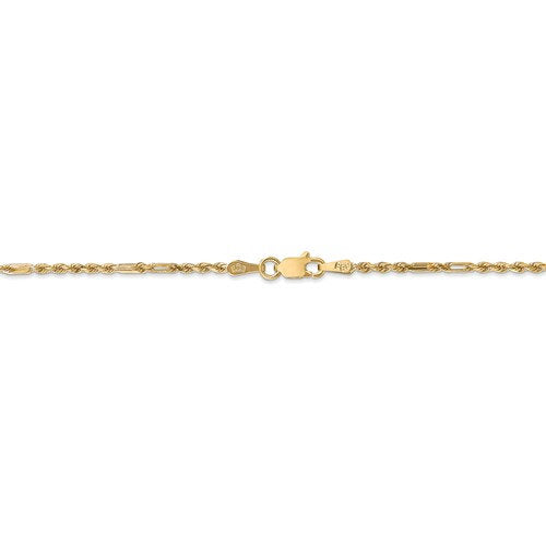 14k yellow gold 1.8mm diamond cut milano rope bracelet anklet necklace pendant chain
