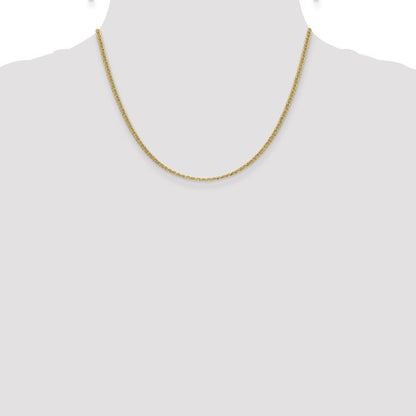 14k yellow gold 2.40mm anchor bracelet anklet choker necklace pendant chain