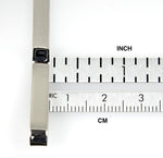 Charger l&#39;image dans la galerie, Sterling Silver Engravable Tie Bar Clip Personalized Engraved Monogram
