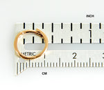 Load image into Gallery viewer, 14k Rose Gold Classic Huggie Hinged Hoop Earrings 11mm x 2mm
