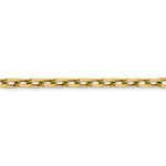 画像をギャラリービューアに読み込む, 14K Yellow Gold 4.9mm Open Link Cable Bracelet Anklet Necklace Pendant Chain
