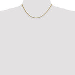 Load image into Gallery viewer, 14K Yellow Gold 1.4mm Franco Bracelet Anklet Choker Necklace Pendant Chain
