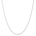 Φόρτωση εικόνας στο εργαλείο προβολής Συλλογής, 14k White Gold 1mm Spiga Wheat Bracelet Anklet Choker Necklace Pendant Chain
