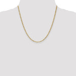Load image into Gallery viewer, 14K Yellow Gold 2.5mm Lightweight Figaro Bracelet Anklet Choker Necklace Chain
