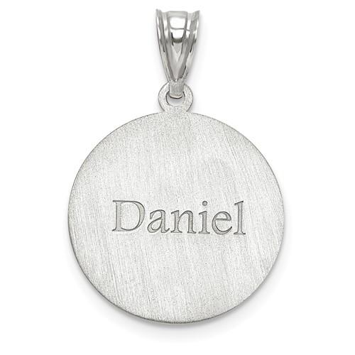 14k 10k gold sterling silver baseball personalized engraved pendant