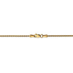 Indlæs billede til gallerivisning 14K Yellow Gold 1.5mm Parisian Wheat Bracelet Anklet Choker Necklace Pendant Chain

