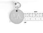 Load image into Gallery viewer, Engravable Sterling Silver Round Key Holder Ring Keychain Personalized Engraved Monogram
