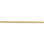 Kép betöltése a galériamegjelenítőbe: 14K Yellow Gold 2.25mm Parisian Wheat Bracelet Anklet Choker Necklace Pendant Chain
