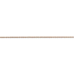 Load image into Gallery viewer, 14k Rose Gold 0.50mm Thin Cable Rope Choker Necklace Pendant Chain
