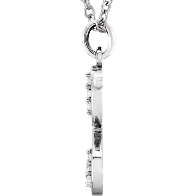 14k yellow rose white gold .03 ctw diamond tiny petite lowercase letter g initial alphabet pendant charm necklace