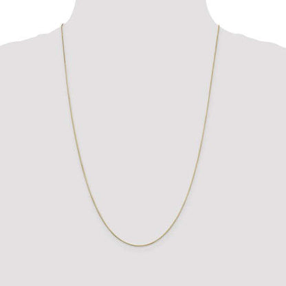 14k yellow gold 0.8mm octagonal snake bracelet anklet choker necklace pendant chain
