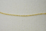 將圖片載入圖庫檢視器 14k Yellow Gold 1.10mm Singapore Twisted Bracelet Anklet Necklace Choker Pendant Chain
