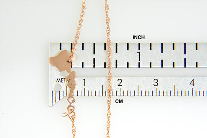 14k gold 10k gold silver hawaii state map necklace heart personalized city