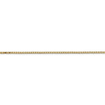 Indlæs billede til gallerivisning 14k Yellow Gold 1.10mm Box Bracelet Anklet Choker Necklace Pendant Chain
