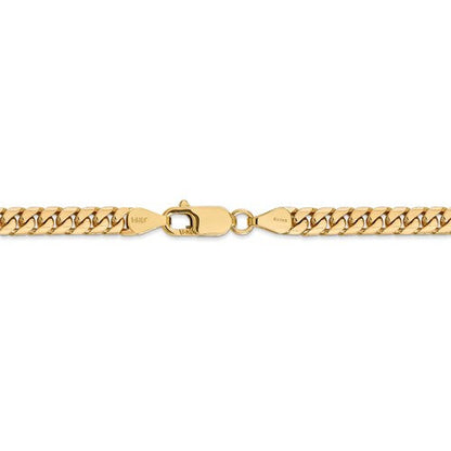 14k yellow gold 5mm miami cuban link bracelet anklet choker necklace pendant chain