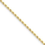 Load image into Gallery viewer, 14K Solid Yellow Gold 2.75mm Diamond Cut Rope Bracelet Anklet Choker Necklace Pendant Chain
