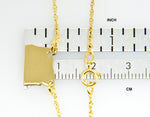 Carregar imagem no visualizador da galeria, 14k Gold 10k Gold Silver Oregon OR State Map Necklace Heart Personalized City
