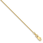 Load image into Gallery viewer, 14K Yellow Gold 0.7mm Box Bracelet Anklet Choker Necklace Pendant Chain
