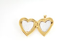 Carregar imagem no visualizador da galeria, 14k Yellow Gold 15mm Heart Locket Pendant Charm
