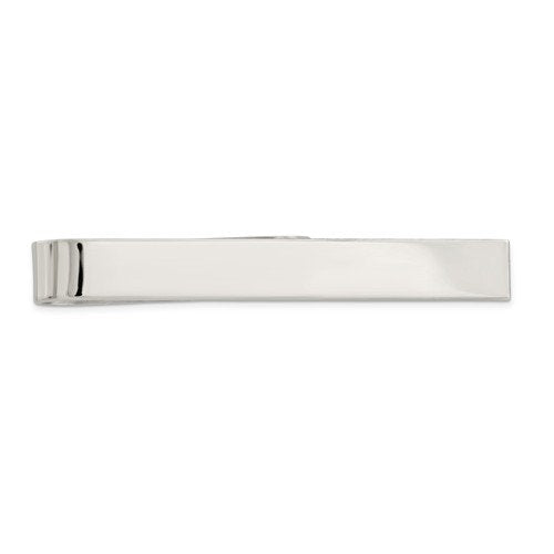 sterling silver engravable tie bar clip personalized engraved monogram