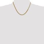 Kép betöltése a galériamegjelenítőbe: 14k Yellow Gold 3mm Silky Herringbone Bracelet Anklet Choker Necklace Pendant Chain
