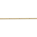 이미지를 갤러리 뷰어에 로드 , 14K Yellow Gold 1.9mm Box Bracelet Anklet Choker Necklace Pendant Chain
