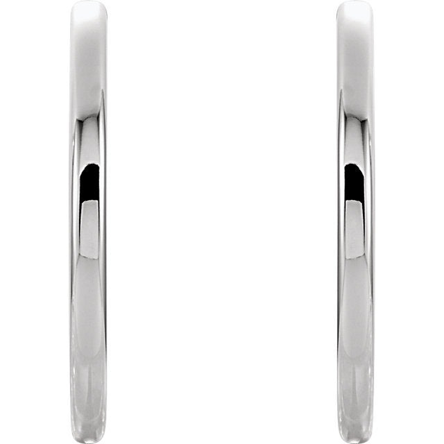 14k solid yellow rose white gold 24mm round endless hinged hoop earrings custom made to order