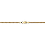 Load image into Gallery viewer, 14K Yellow Gold 1.75mm Parisian Wheat Bracelet Anklet Choker Necklace Pendant Chain
