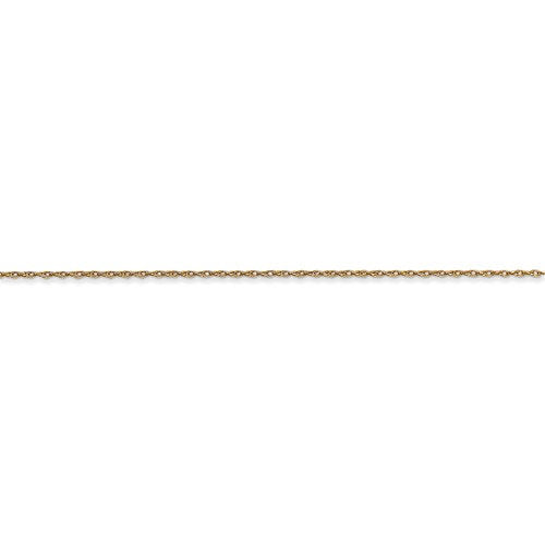 14k yellow gold 0.5mm thin cable rope necklace choker pendant chain