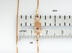 Load image into Gallery viewer, 14k Rose Gold 0.9mm Box Link Bracelet Anklet Choker Necklace Pendant Chain
