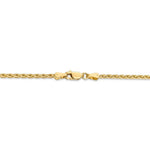 Afbeelding in Gallery-weergave laden, 14K Yellow Gold 2.25mm Parisian Wheat Bracelet Anklet Choker Necklace Pendant Chain
