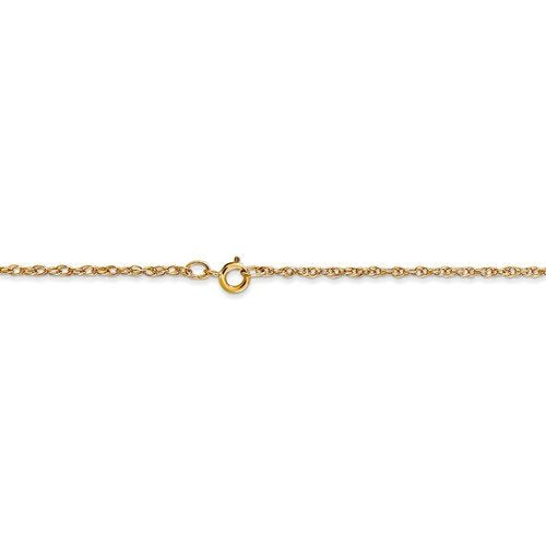 14k yellow gold 1.15mm cable rope bracelet anklet necklace choker pendant chain