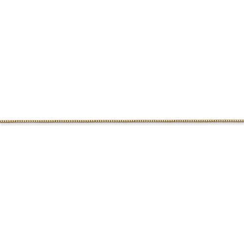 14k Yellow Gold 0.5mm Box Bracelet Anklet Necklace Choker Pendant Chain