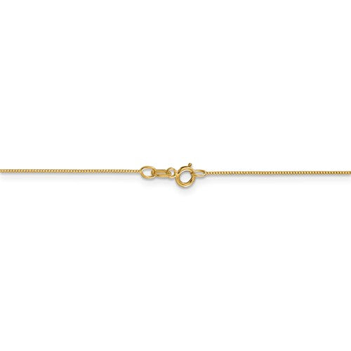 14k Yellow Gold 0.5mm Box Bracelet Anklet Necklace Choker Pendant Chain