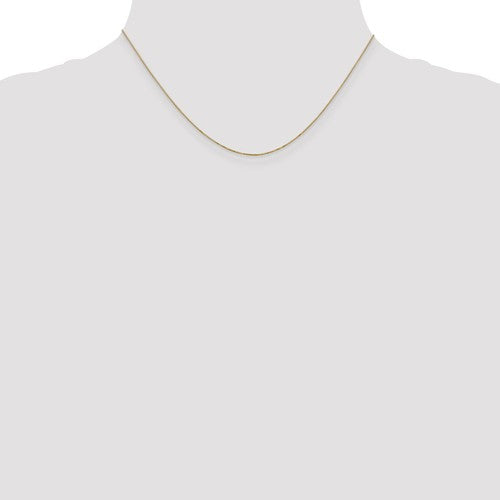 14k yellow gold 0.5mm box bracelet anklet necklace choker pendant chain