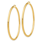 Load image into Gallery viewer, 14k Yellow Gold Classic Round Large Hoop Earrings 64mm x 3mm

