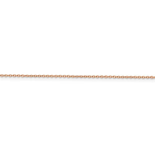 14k Rose Gold 1mm Diamond Cut Cable Bracelet Anklet Choker Necklace Pendant Chain