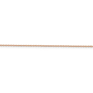 14k Rose Gold 1mm Diamond Cut Cable Bracelet Anklet Choker Necklace Pendant Chain