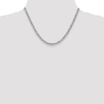 Lataa kuva Galleria-katseluun, 14K White Gold 4.3mm Curb Bracelet Anklet Choker Necklace Pendant Chain

