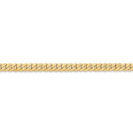 Load image into Gallery viewer, 14k Yellow Gold 3.2mm Beveled Curb Link Bracelet Anklet Choker Necklace Pendant Chain
