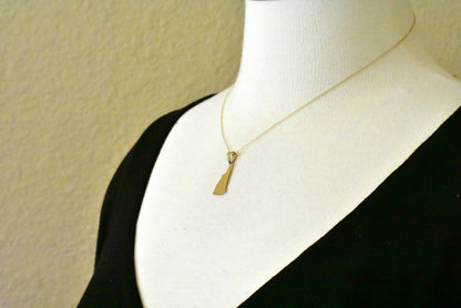 14k gold or sterling silver new hampshire nh state map pendant charm personalized monogram
