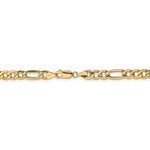 Afbeelding in Gallery-weergave laden, 14K Yellow Gold 6mm Lightweight Figaro Bracelet Anklet Choker Necklace Chain
