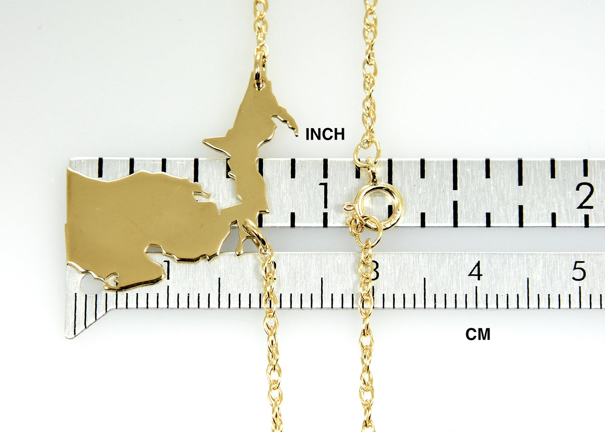 14k gold 10k gold silver michigan mi state map necklace heart personalized city