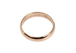 Carregar imagem no visualizador da galeria, 14k Rose Gold 4mm Wedding Anniversary Promise Ring Band Half Round Light
