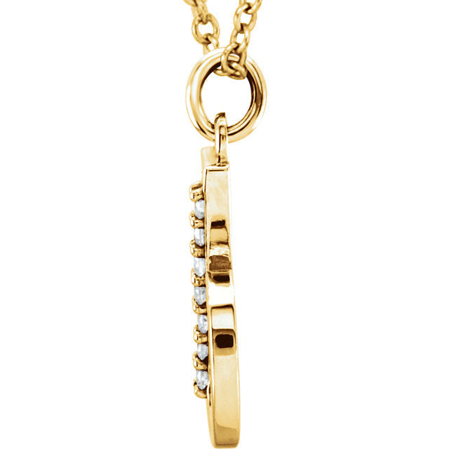 14k yellow rose white gold .04 ctw diamond tiny petite lowercase letter b initial alphabet pendant charm necklace