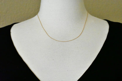 14k rose gold 0.70mm rope bracelet anklet choker necklace pendant chain